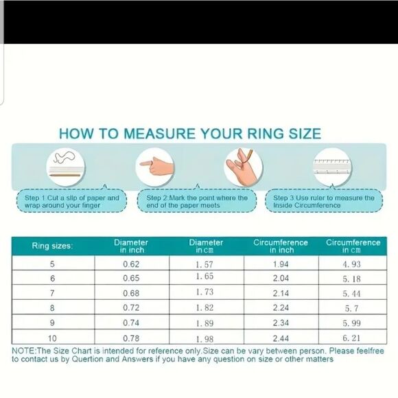 Silver plated inlaid oval zircon size 9 ring - Picture 8 of 9